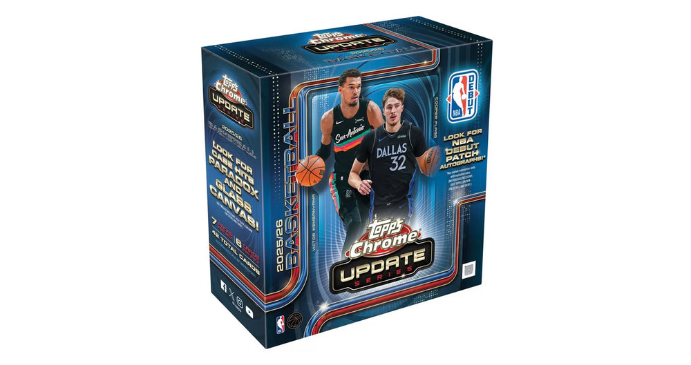 2026 Topps Chrome Updates NBA Basketball Mega Box