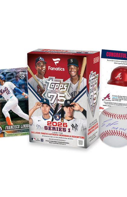2026 Topps Baseball Series 1 Factory Sealed Fanatics Exclusive Value Box