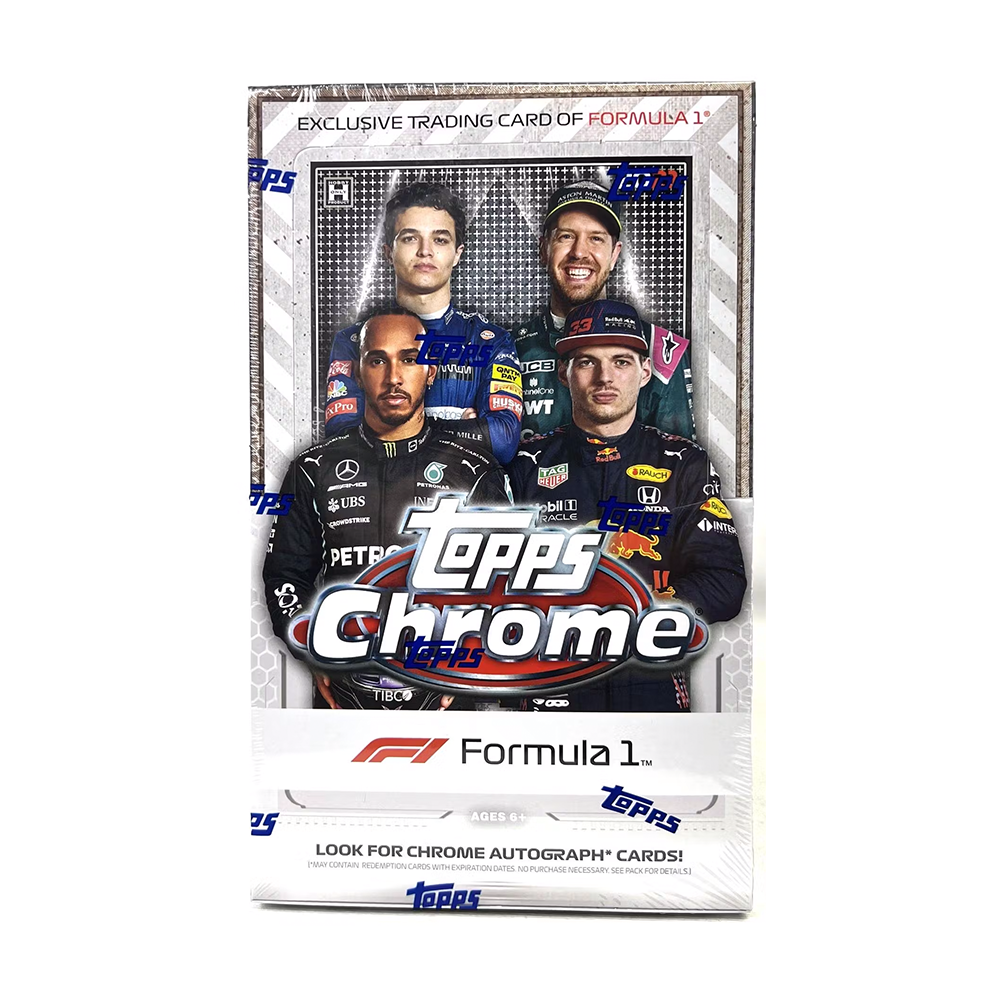 2021 Topps Chrome F1 Formula 1 Racing Hobby Box