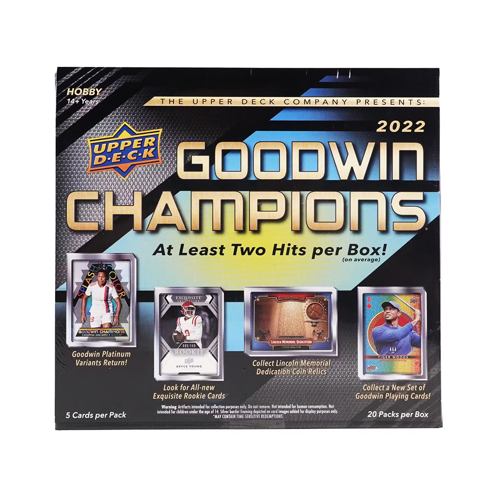 2022 Upper Deck Goodwin Champions Hobby Box