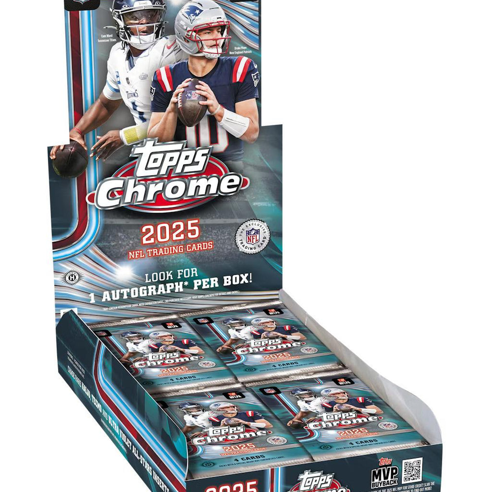2025 Topps Chrome Football Hobby Box