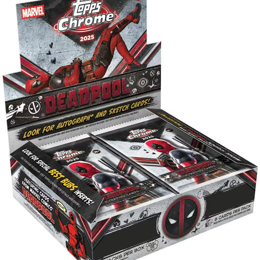 2025 Topps Deadpool Chrome Hobby Box