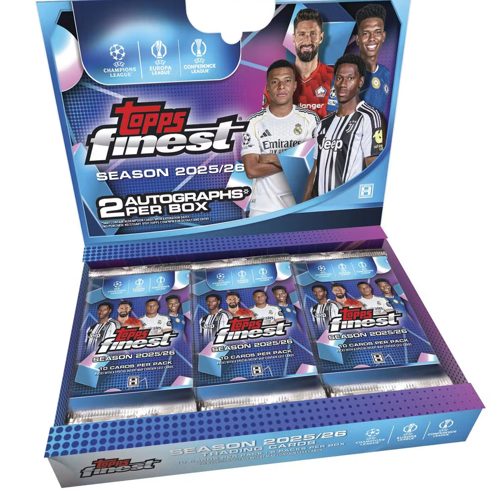 2025/26 Topps UEFA Club Competitions Finest Soccer Hobby Box (Presell)
