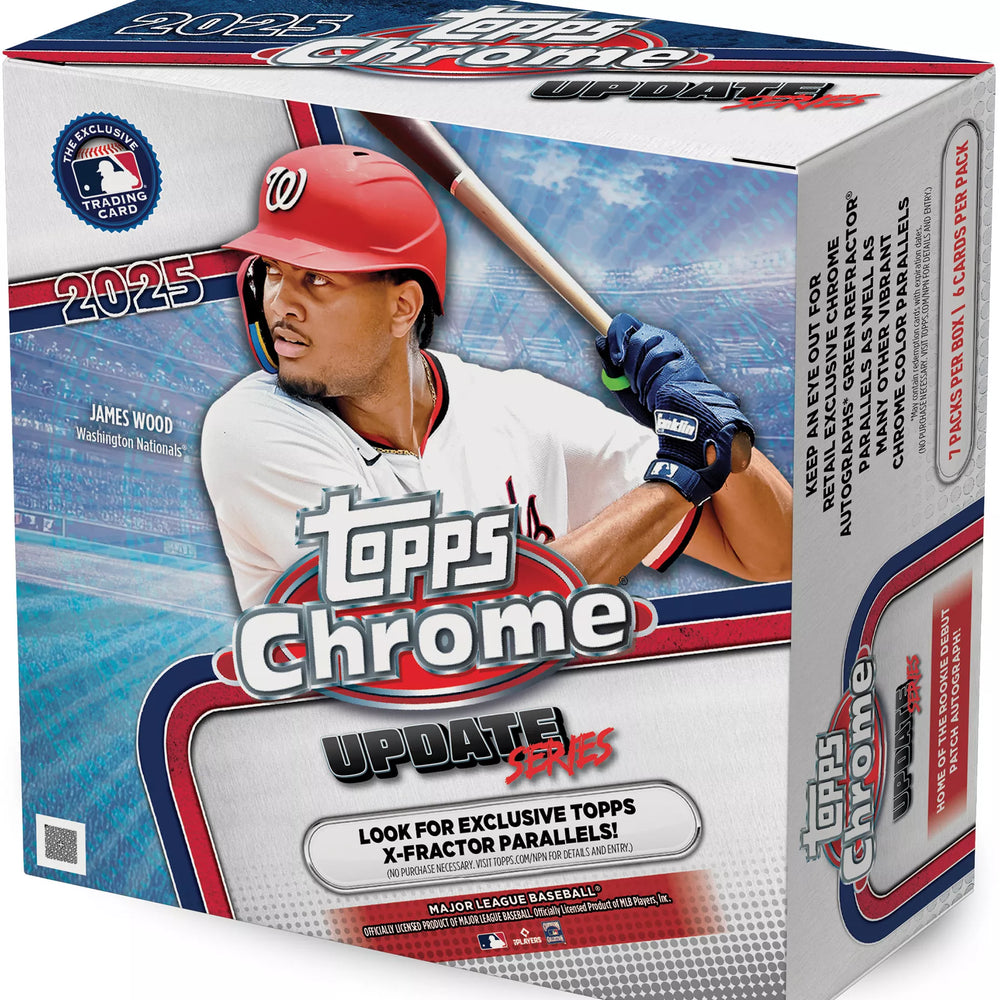 2025 Topps Chrome Update Series Baseball Mega Box