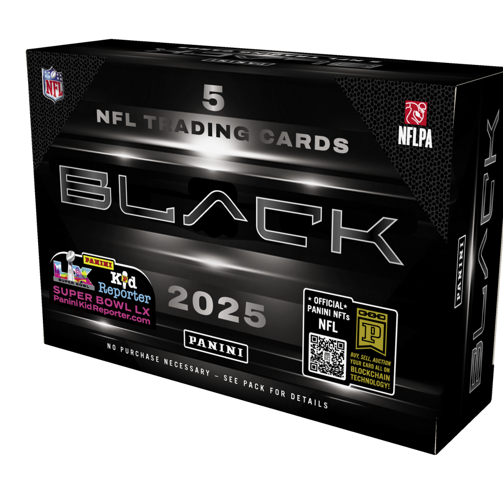 2025 Panini Black NFL Trading Card Box Hobby