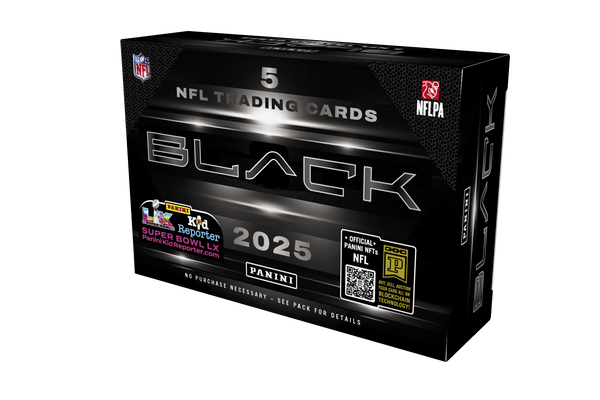 2025 Panini Black NFL Trading Card Box Hobby