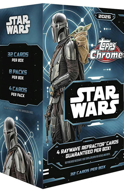 2026 Topps Star Wars Chrome Blaster Box (Presell)