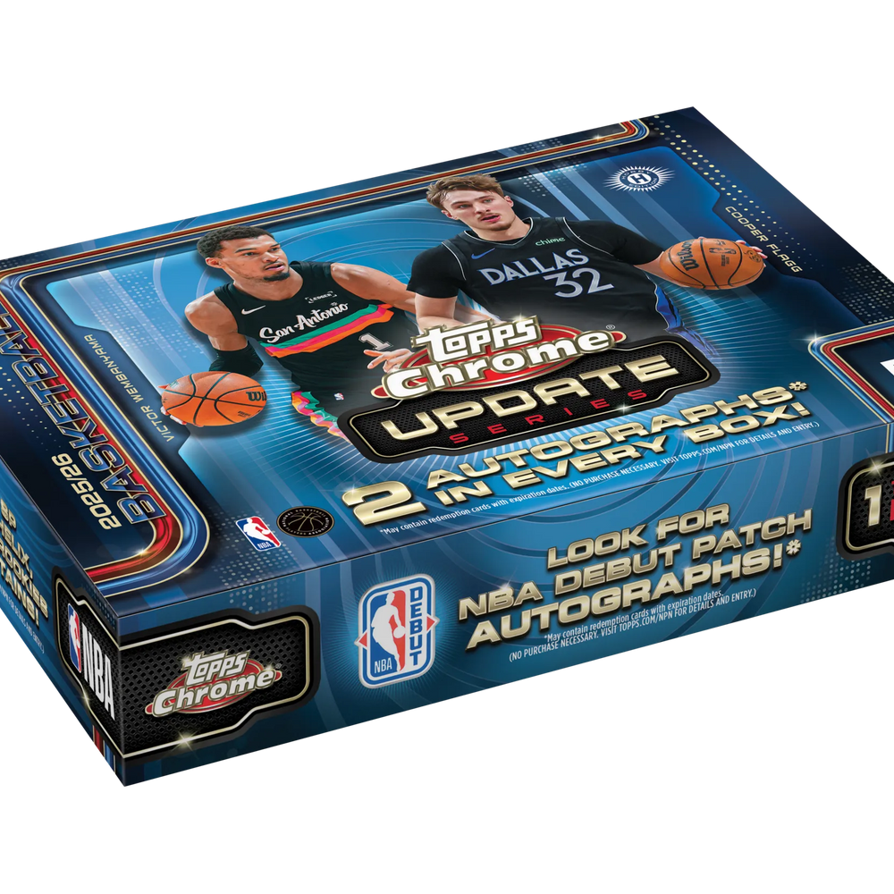 2025-26 Topps Chrome Update Series Basketball Delight Box