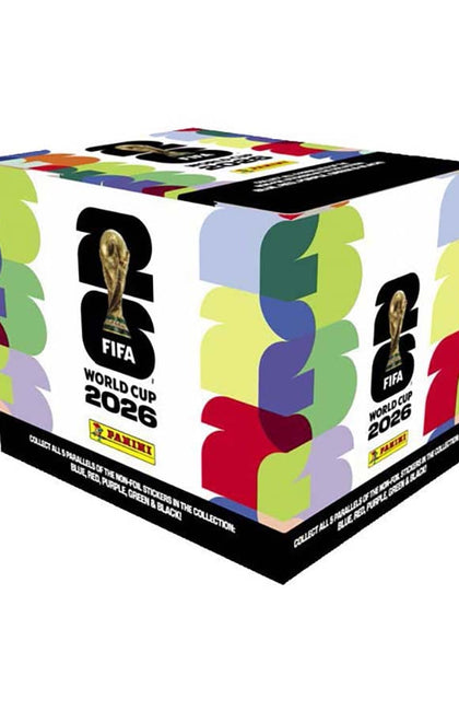 2026 Panini FIFA World Cup Soccer 50-Pack Sticker Box - U.S. Version