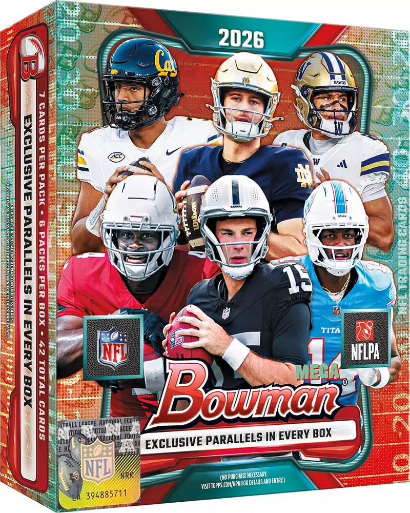 Topps 2026 Bowman Football Mega Box(Presell)