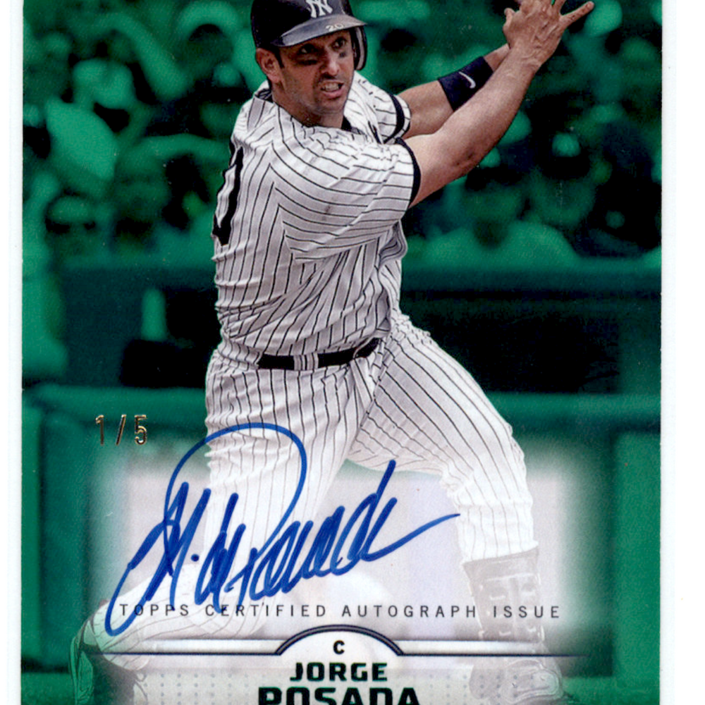 2025 Topps Stadium Club Jorge Posada #SCBA-JP Green