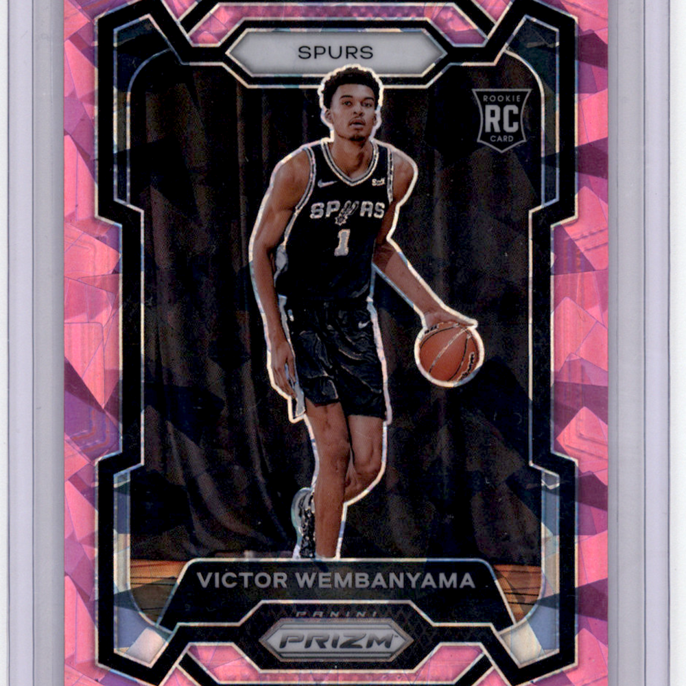 2023 Panini Prizm Victor Wembanyama #136 Pink Ice