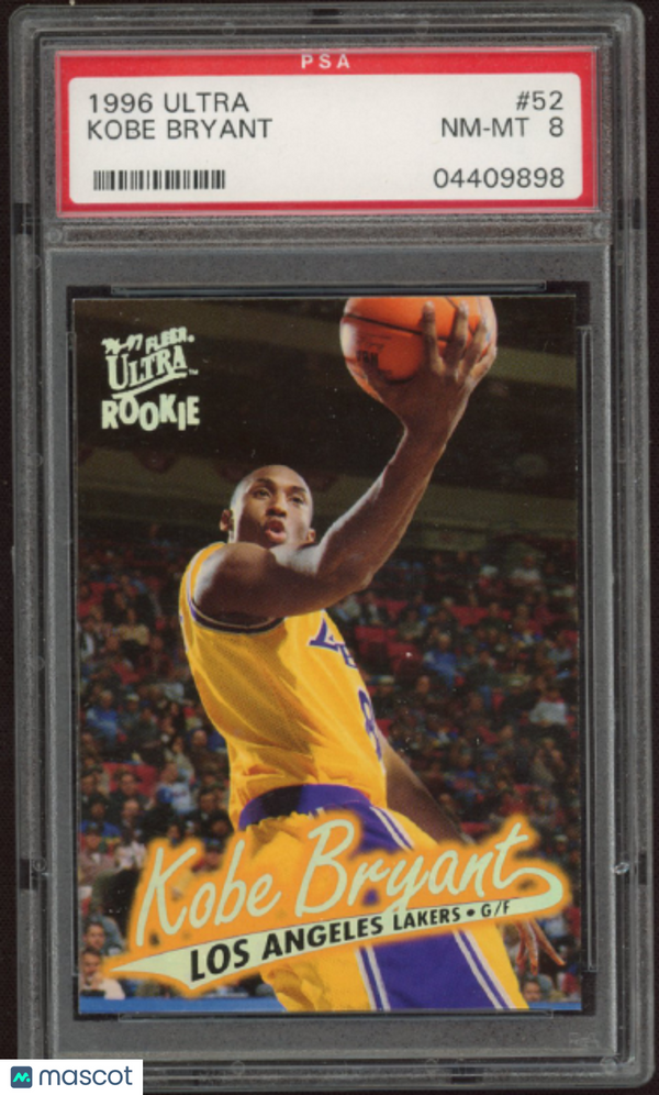 1996 Ultra Kobe Bryant #52 PSA 8