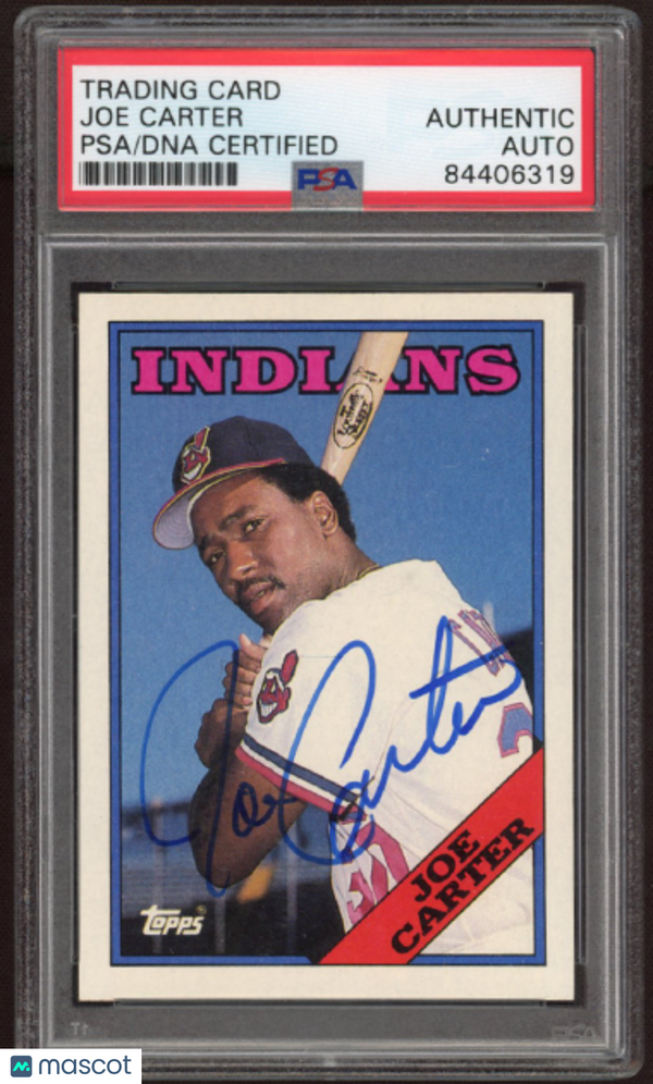 Joe Carter #75 PSA A