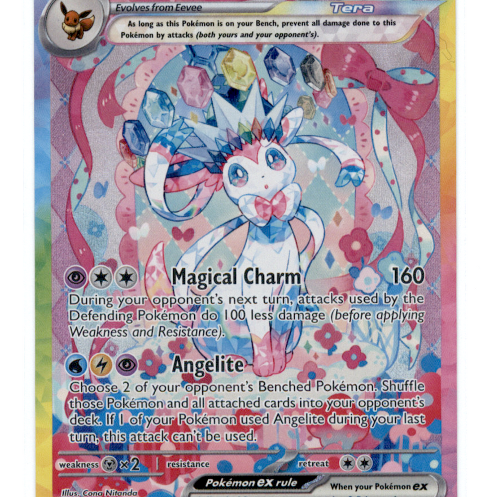 2025 Prismatic Evolutions Sylveon EX #156/131 SAR