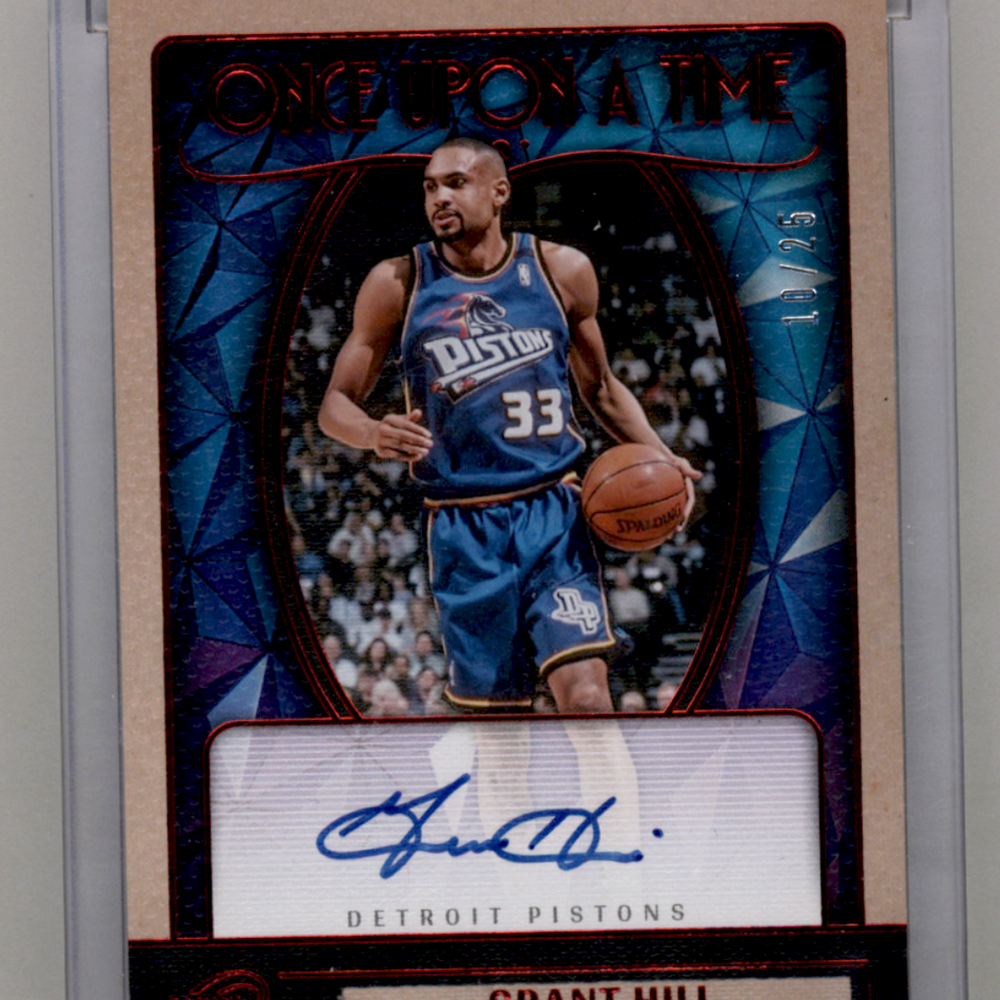 2025 Panini One and One Once Upon a Time Signatures Grant Hill #OUT-HIL /25