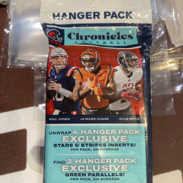 2022 chronicles football hanger pack