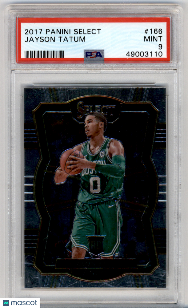 2017 Panini Select Jayson Tatum #166 PSA 9