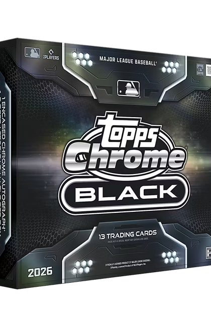 2026 Topps Chrome Black Baseball Hobby Box