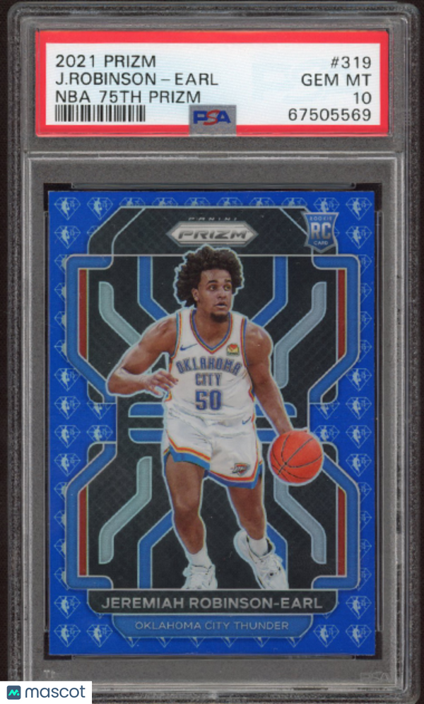 2021 Panini Prizm J. Robinson-Earl #319 NBA 75th PSA 10