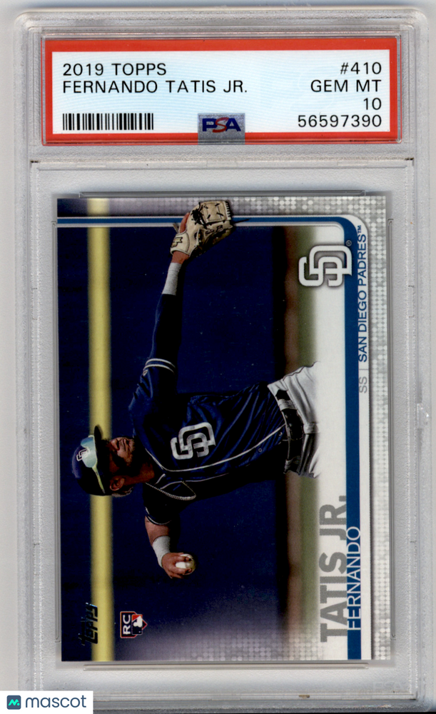 2019 Topps Fernando Tatis JR. #410 PSA 10
