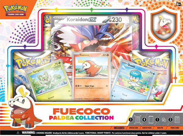 Pokemon Fuecoco Paldea Collection Box [Fuecoco/Koraidon ex]