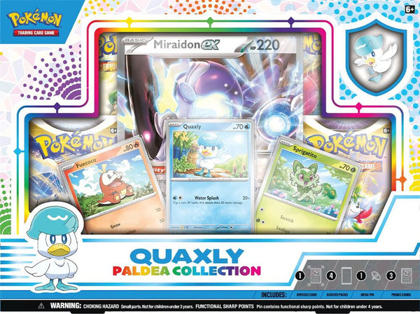 Pokemon Quaxly Paldea Collection Box [Quaxly/Miraidon ex]