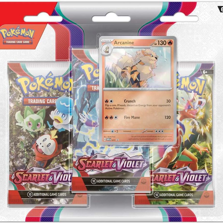Pokemon Scarlet & Violet 3 Pack Blister