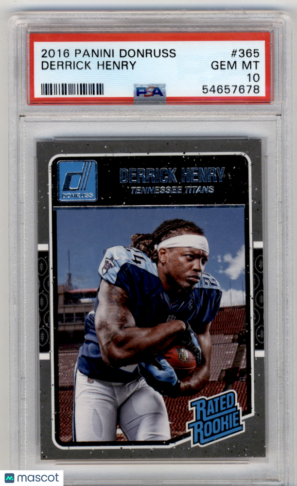 2016 Panini Donruss Derrick Henry #365 PSA 10