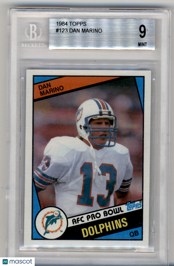 1984 Topps Dan Marino #123 BGS 9