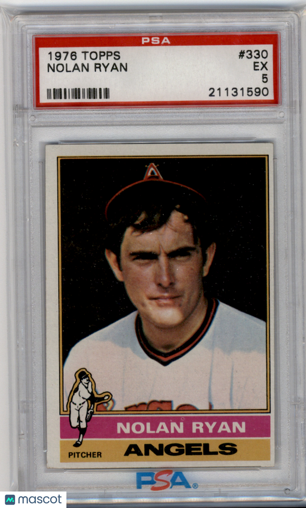 1976 Topps Nolan Ryan #330 PSA 5