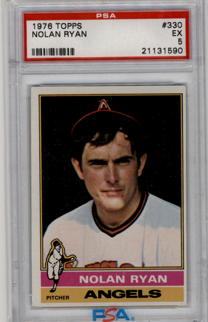 1976 Topps Nolan Ryan #330 PSA 5