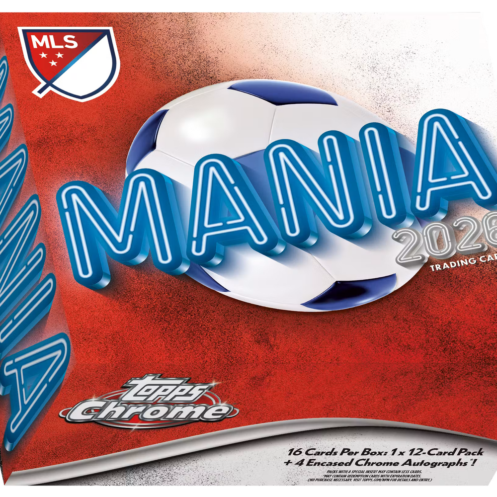 2025 Topps MLS Major League Soccer Chrome Mania Box