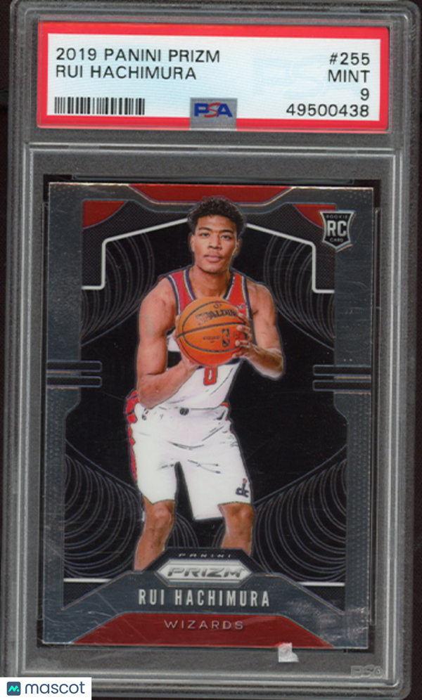 2019 Panini Prizm Rui Hachimura #255 PSA 9