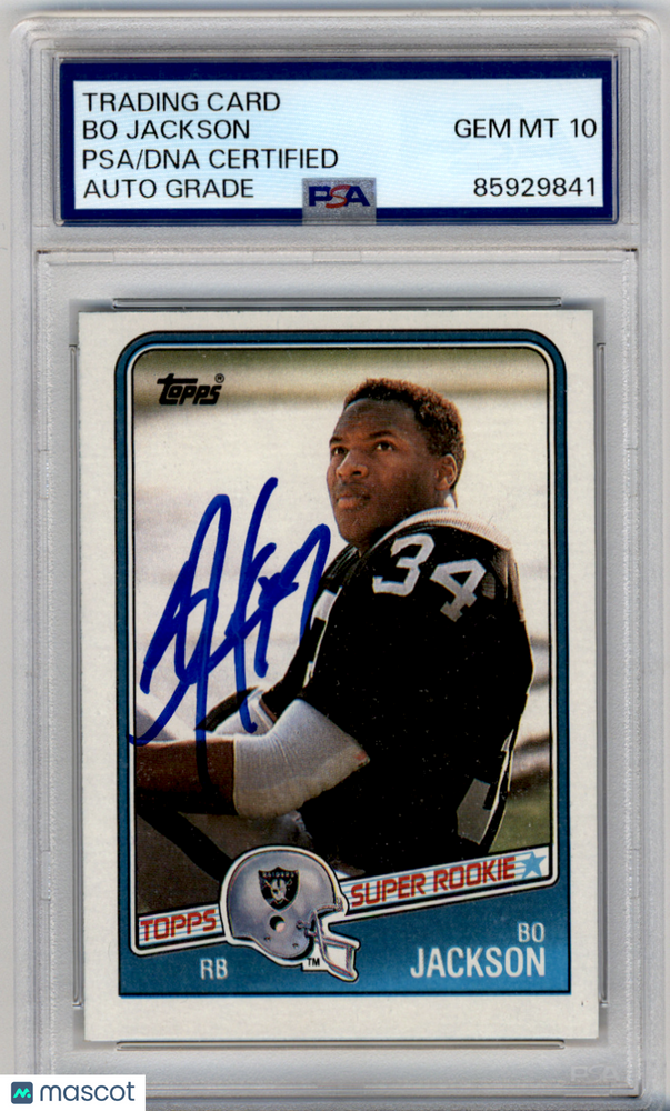 Bo Jackson PSA A
