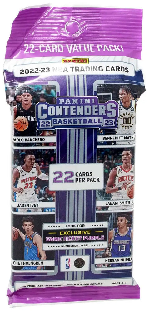 NBA Panini 2022-23 Contenders Basketball Trading Card VALUE Pack