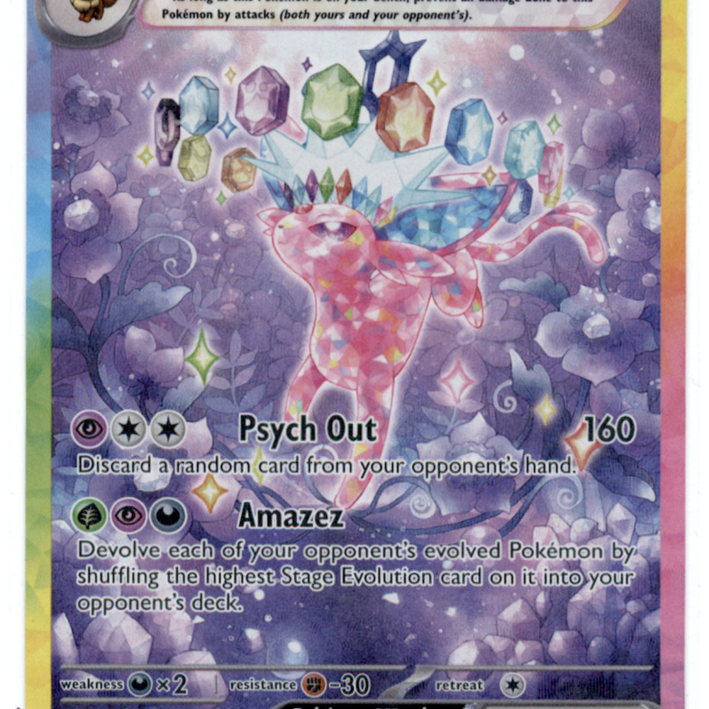2025 Prismatic Evolutions Espeon EX #155/131 SAR