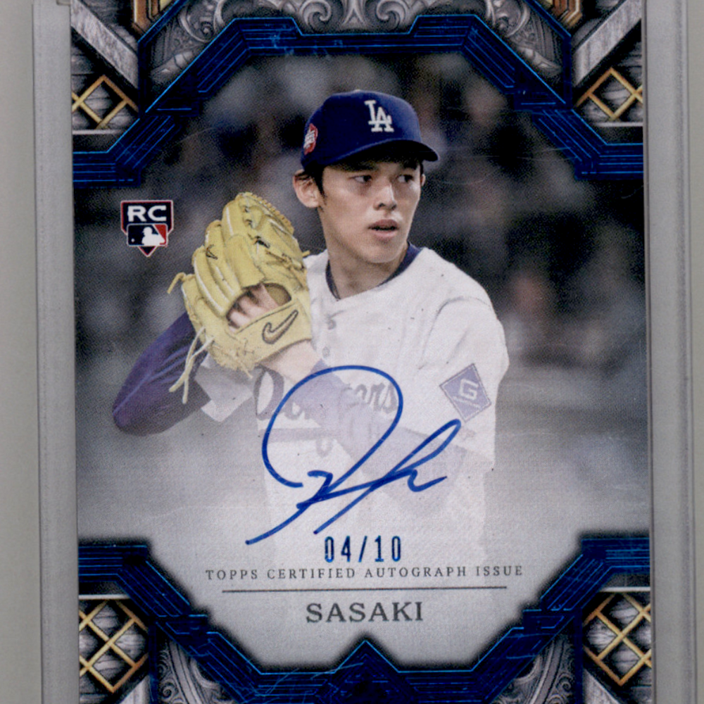 2025 Topps Triple Threads Roki Sasaki #TAC-RSA /10 Auto