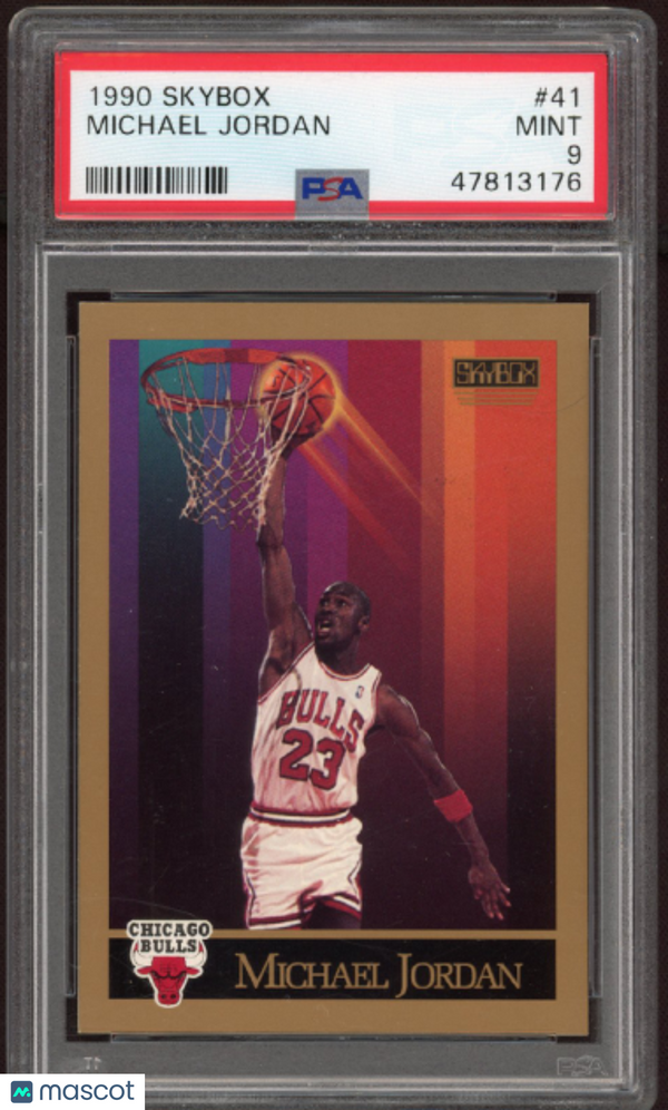 1990 Skybox Michael Jordan #41 PSA 9