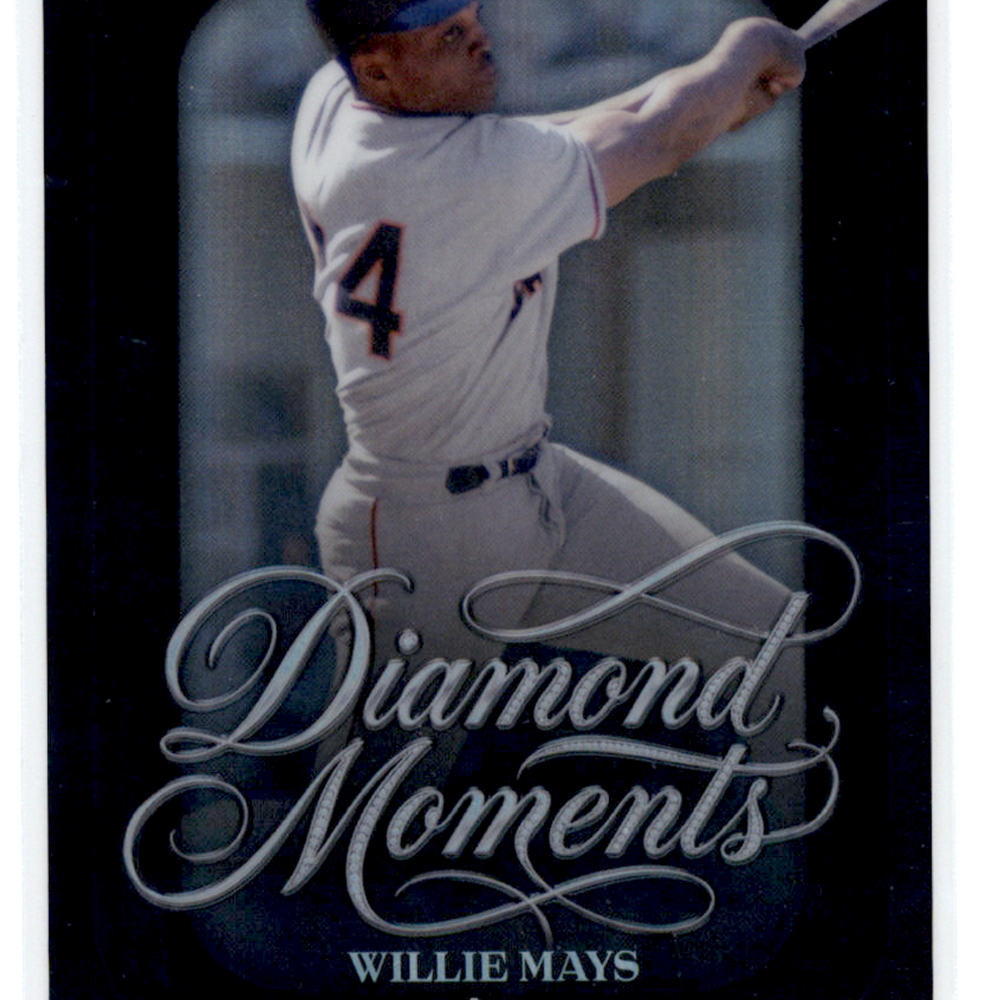 2026 Topps Chrome Diamond Moments Willie Mays #DM-11 Black Refractor