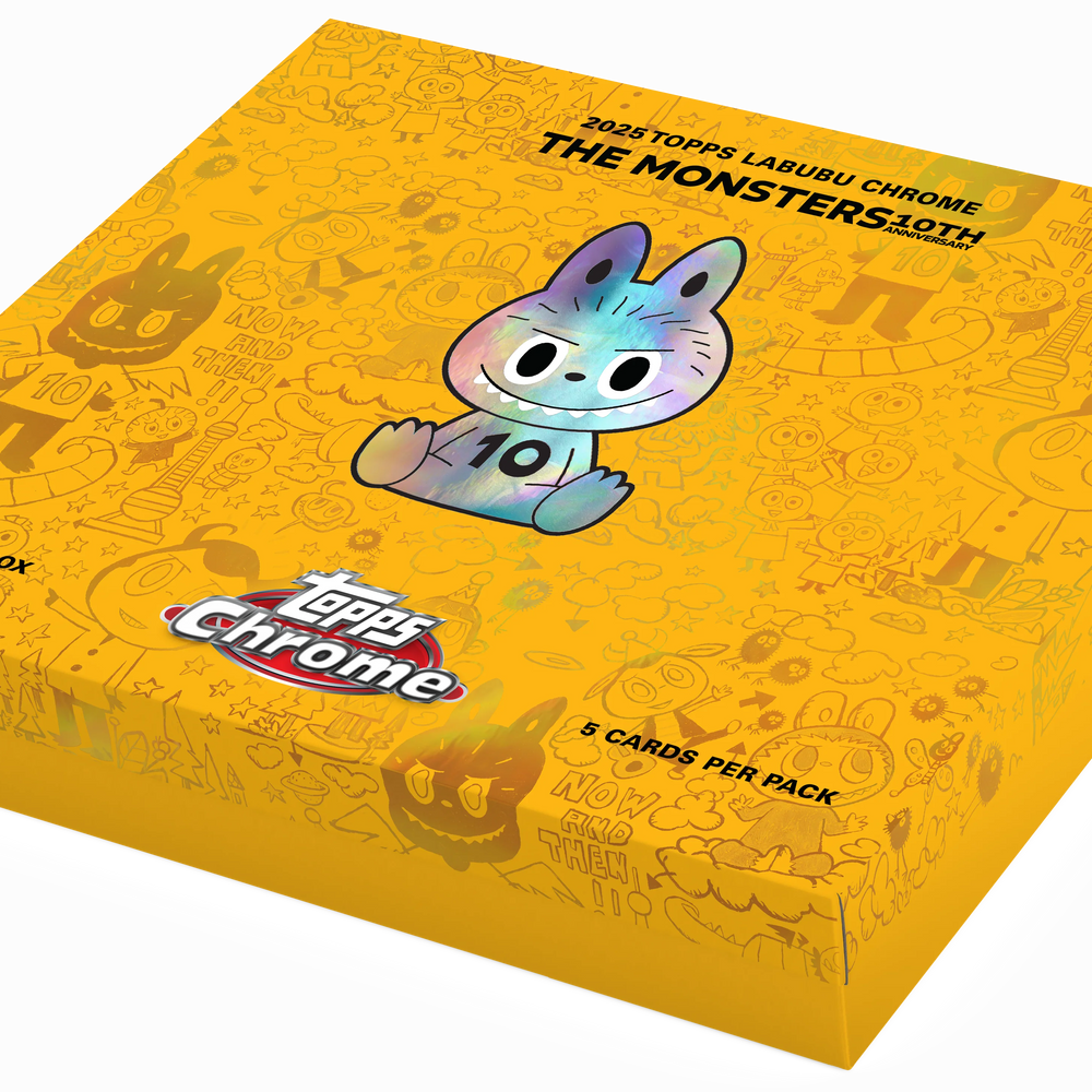 2025 Topps Chrome Labubu 10th Anniversary Hobby Box