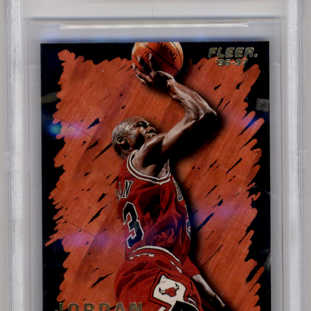 1996 Fleer Michael Jordan HL #123 BGS 8