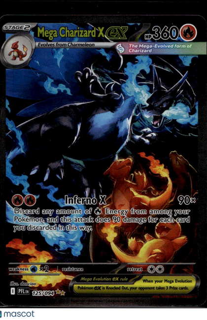 2026 Phantasmal Flame Mega Charizard X EX #125/94