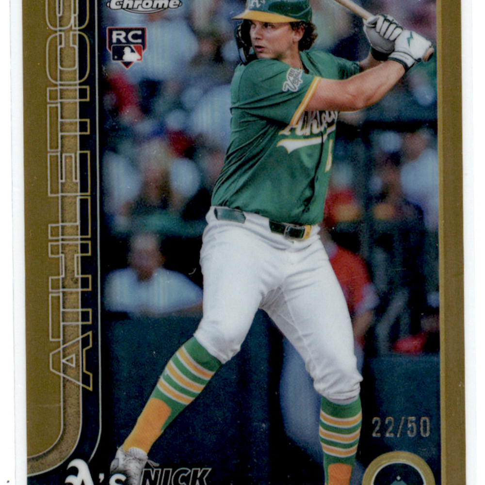 2025 Topps Chrome Nick Kurtz #USC178 Gold Refractor
