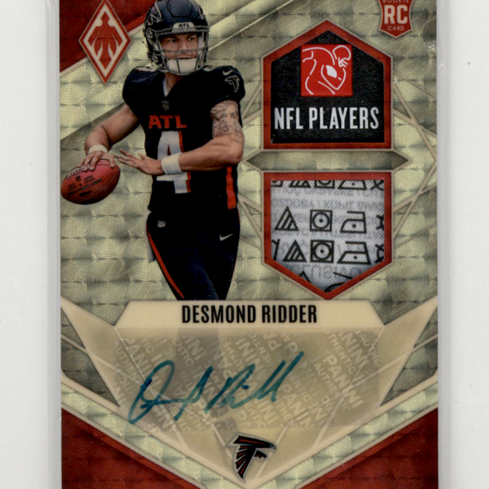 2022 Panini Phoenix Football Desmond Ridder #RAD-DR