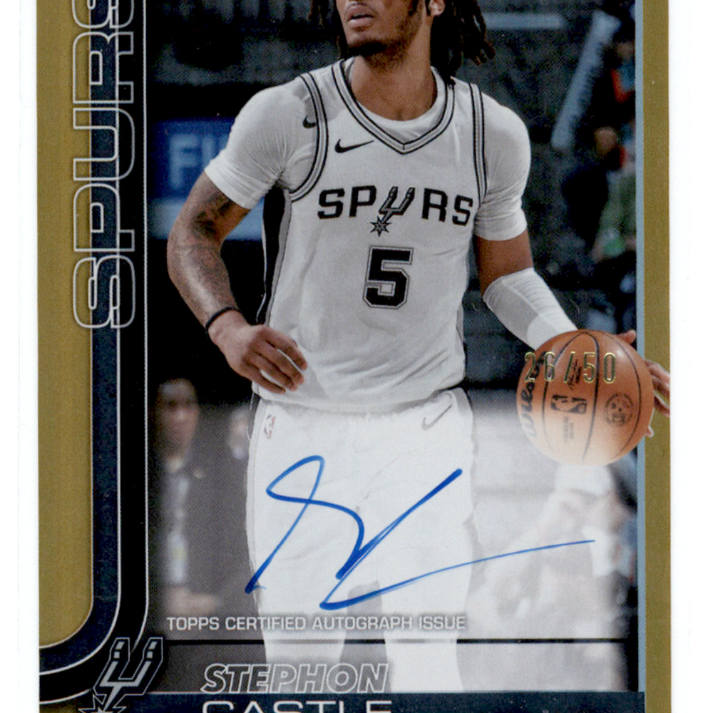 2025 Topps Flagship Stephon Castle #TFRA-SCA Gold /50