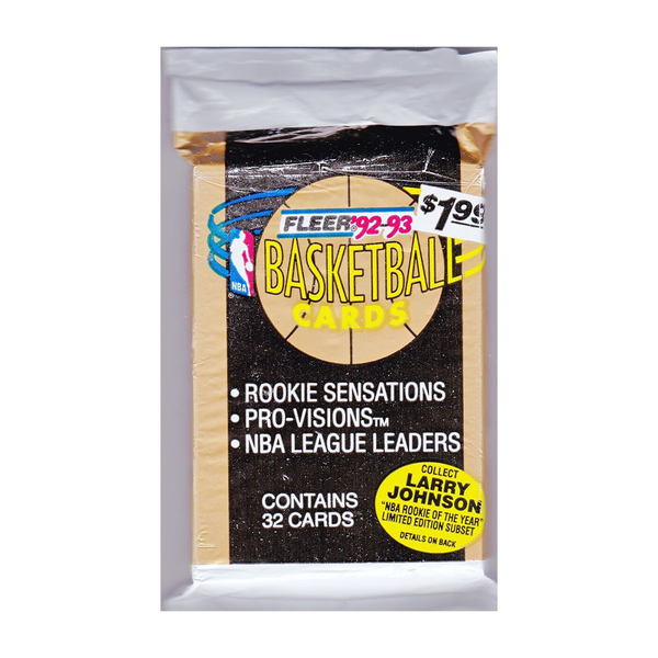 1992-93 Fleer NBA Basketball Series 1 Cards Jumbo Pack