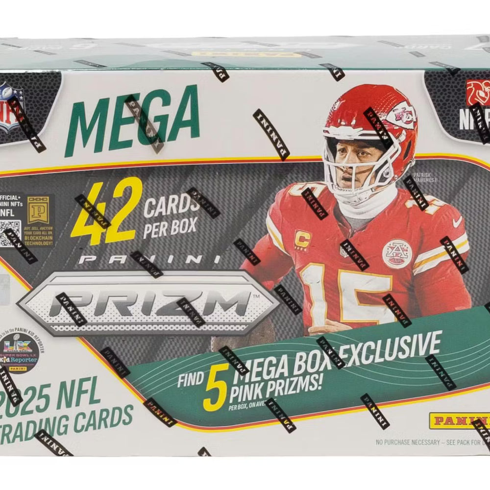 2025 Panini Prizm Football Mega Box (Pink Prizms!)