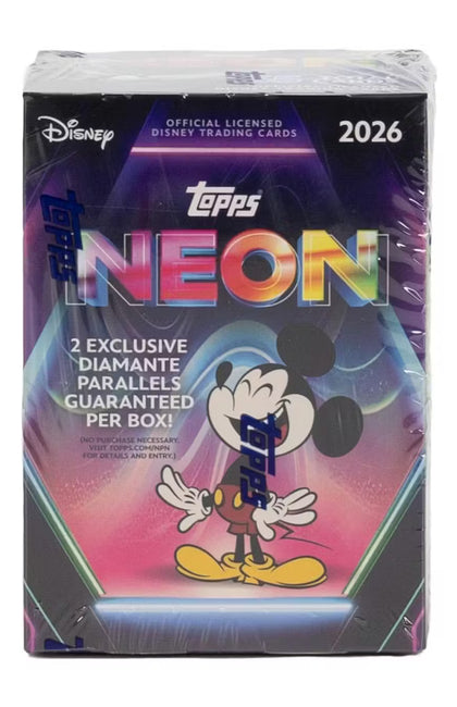 2026 Topps Disney Neon Blaster Box