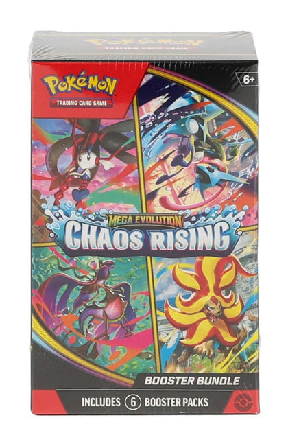 Pokemon Mega Evolution: Chaos Rising 6-Pack Booster Bundle